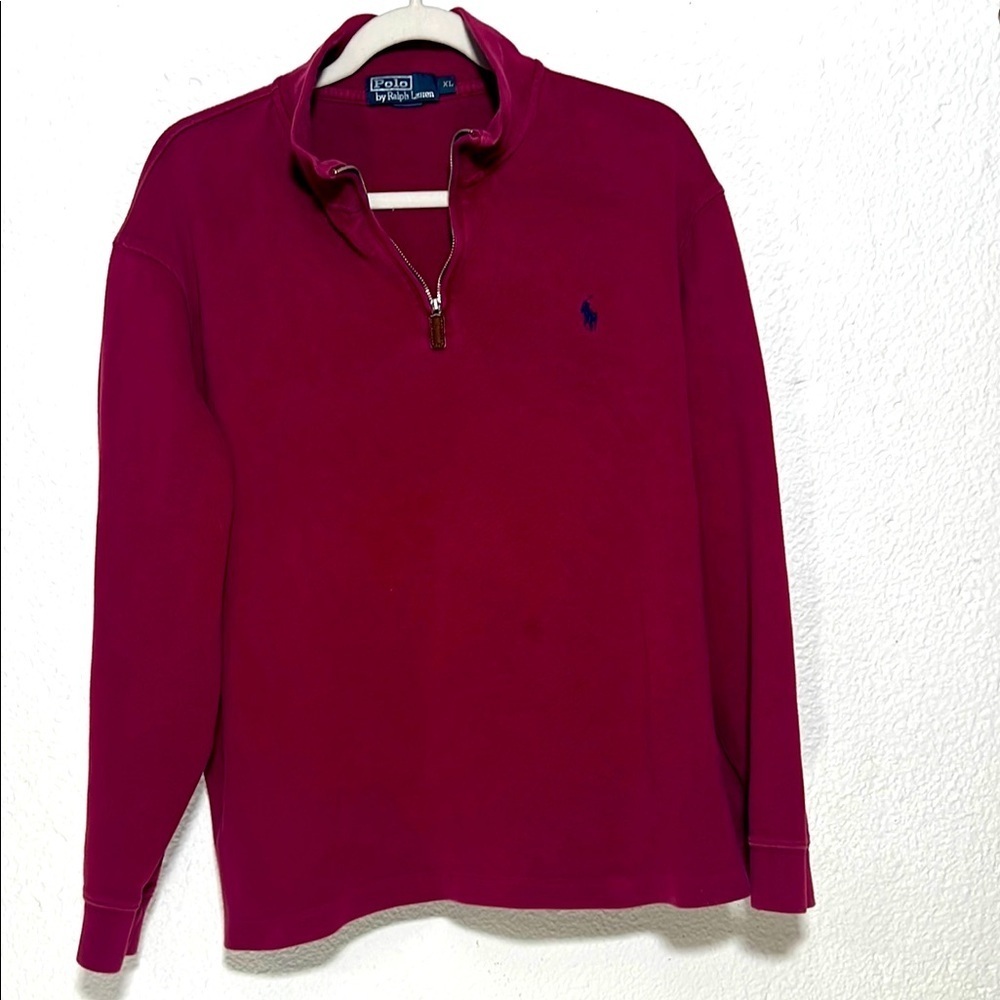 Polo by Ralph Lauren Men's Red Pullover Shirt - Picture 1 of 3